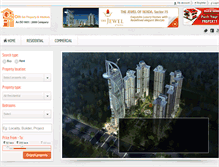 Tablet Screenshot of omsaiproperty.com